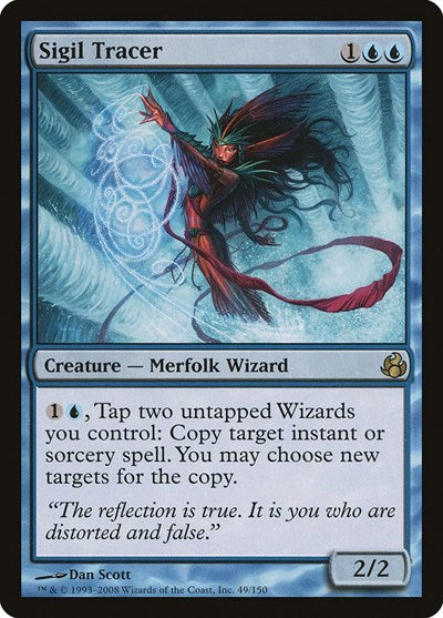 Sigil Tracer (MOR) #49 Rare (Lightly Played) Morningtide Magic: The Gathering: 2008