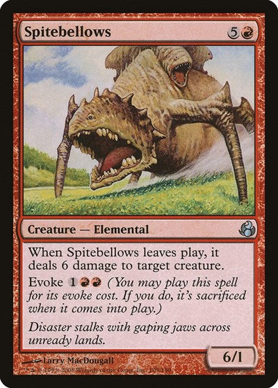 Spitebellows (MOR) #105 Uncommon (Lightly Played) Morningtide Magic: The Gathering: 2008