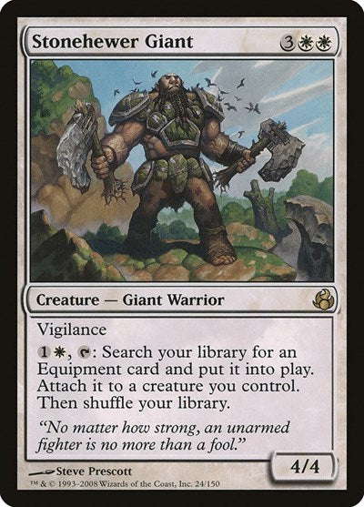 Stonehewer Giant (MOR) #24 Rare (Lightly Played) Morningtide Magic: The Gathering: 2008