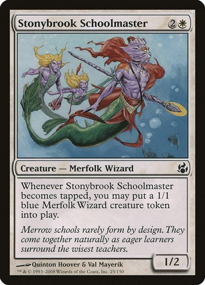 Stonybrook Schoolmaster (MOR) #25 Common (Lightly Played) Morningtide Magic: The Gathering: 2008
