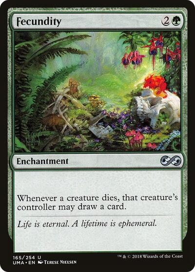 Fecundity (UMA) #165 Uncommon (Lightly Played) Ultimate Masters Magic: The Gathering: 2018