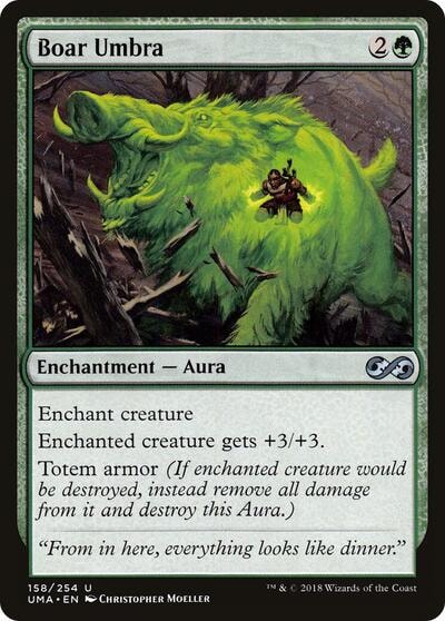 Boar Umbra (UMA) #158 Uncommon (Lightly Played) Ultimate Masters Magic: The Gathering: 2018