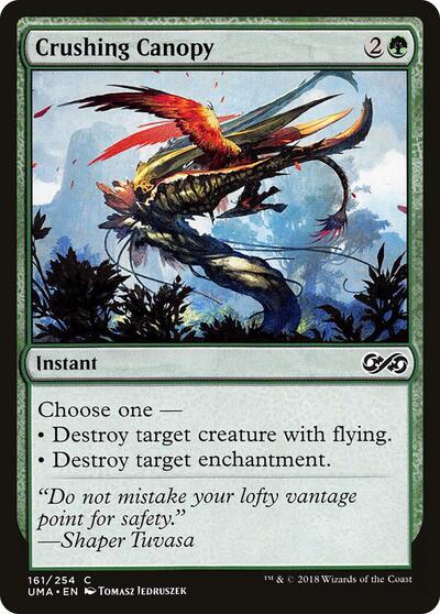 Crushing Canopy (UMA) #161 Common (Lightly Played) Ultimate Masters Magic: The Gathering: 2018