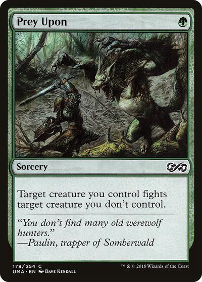 Prey Upon (UMA) #178 Common (Foil Lightly Played) Ultimate Masters Magic: The Gathering: 2018