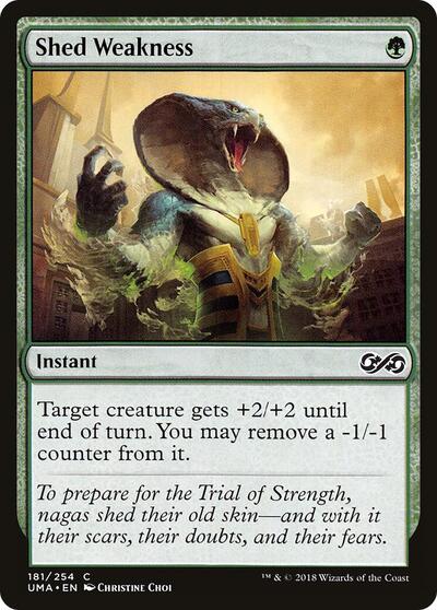 Shed Weakness (UMA) #181 Common (Lightly Played) Ultimate Masters Magic: The Gathering: 2018