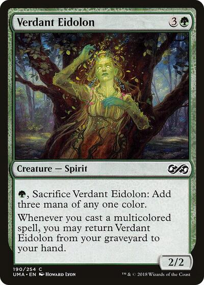 Verdant Eidolon (UMA) #190 Common Ultimate Masters Magic: The Gathering: 2018