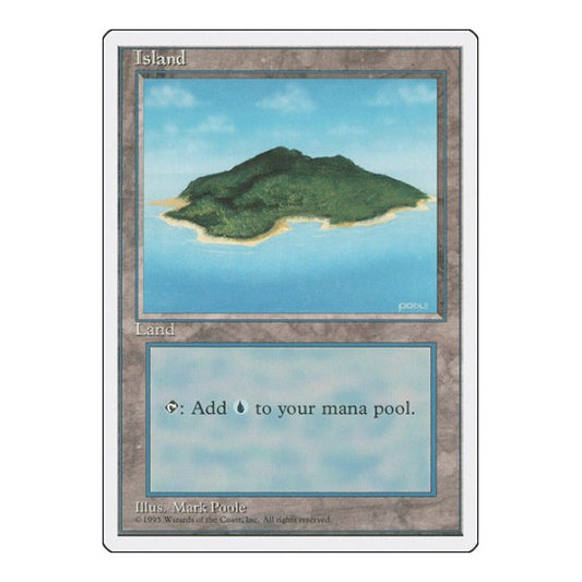 Island (B) (4ED) #178 Land Fourth Edition Magic: The Gathering: 1995