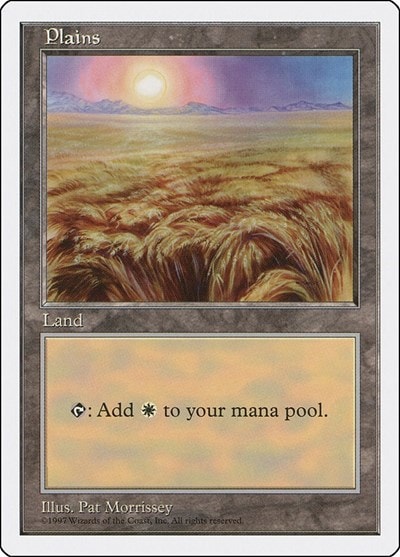 Plains (432) (5ED) #432 Land (Moderately Played) Fifth Edition Magic: The Gathering: 1997
