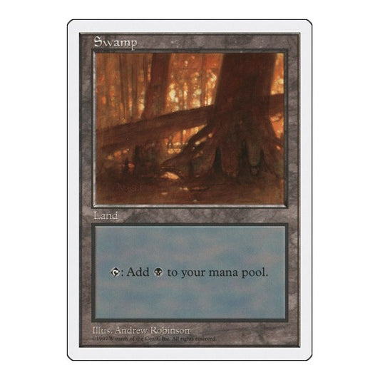 Swamp (440) (5ED) #440 Land (Moderately Played) Fifth Edition Magic: The Gathering: 1997