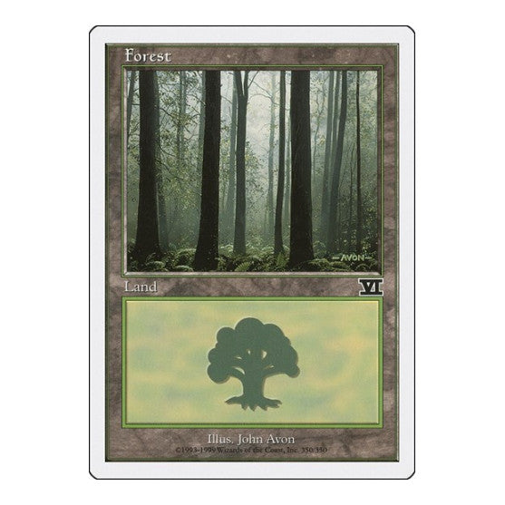 Forest 350 (6ED) #350 Land Classic Sixth Edition Magic: The Gathering: 1999