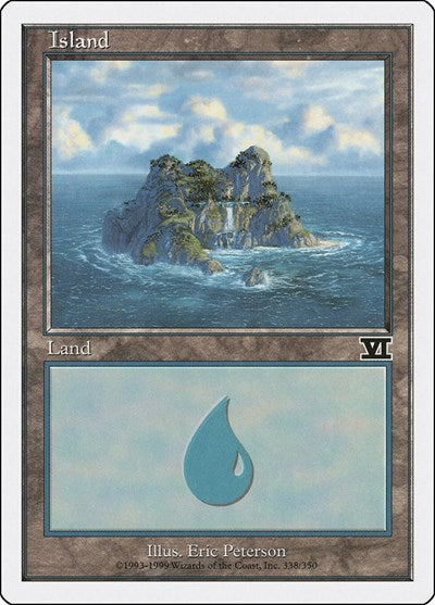 Island 338 (6ED) #338 Land Classic Sixth Edition Magic: 1999
