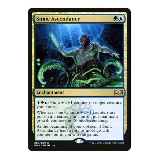 Simic Ascendancy (RNA) #207 Rare (Lightly Played) Ravnica Allegiance Magic: The Gathering: 2019
