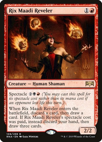 Rix Maadi Reveler (RNA) #109 Rare (Near Mint) Ravnica Allegiance Magic: The Gathering: 2019