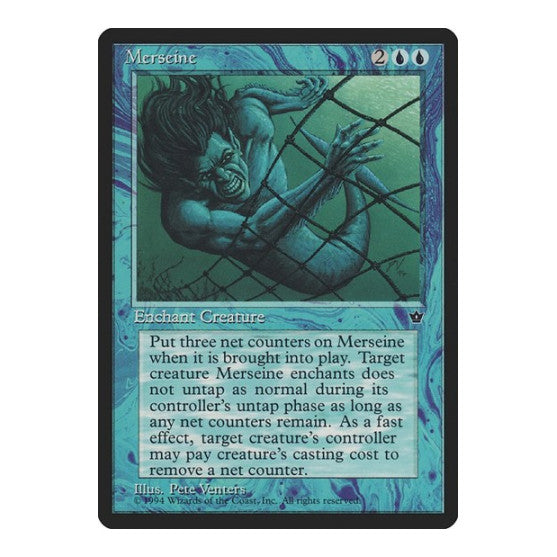 Merseine Venters (FEM) #23d Common (Heavily Played) Fallen Empires Magic: The Gathering: 1994