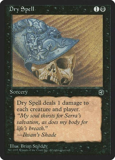 Dry Spell [Version 2] (HML) #46b Common Homelands Magic: The Gathering: 1995