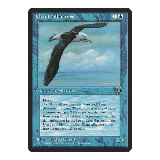 Giant Albatross [Version 2] (HML) #27 Common (Moderately Played) Homelands Magic: The Gathering: 1995