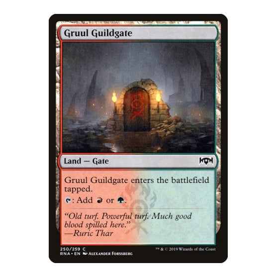 Gruul Guildgate 250 (RNA) #250 Common (Lightly Played) Ravnica Allegiance Magic: The Gathering: 2019