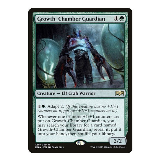Growth Chamber Guardian (RNA) #128 Rare (Lightly Played) Ravnica Allegiance Magic: The Gathering: 2019