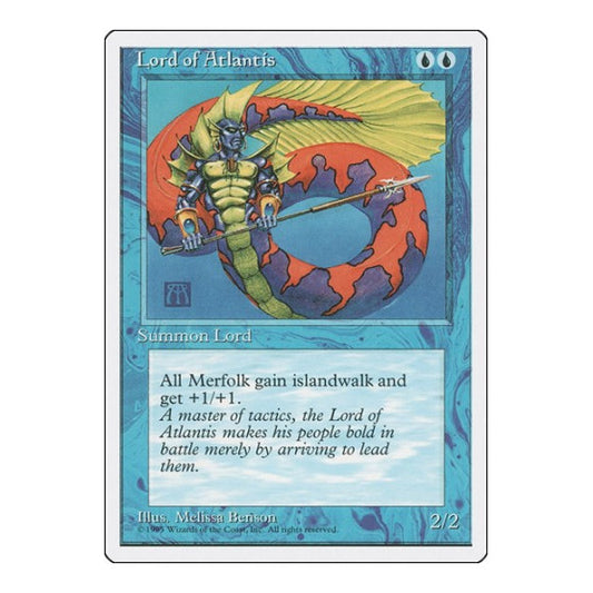 Lord of Atlantis (4ED) #82 Rare Fourth Edition Magic: The Gathering: 1995