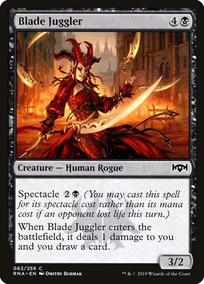 Blade Juggler (RNA) #63 Common Ravnica Allegiance Magic: The Gathering: 2019
