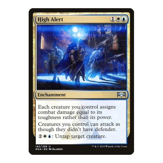 High Alert (RNA) #182 Uncommon (Lightly Played) Ravnica Allegiance Magic: The Gathering: 2019