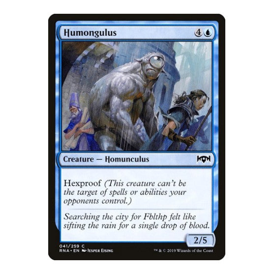 Humongulus (RNA) #41 Common (Lightly Played) Ravnica Allegiance Magic: The Gathering: 2019