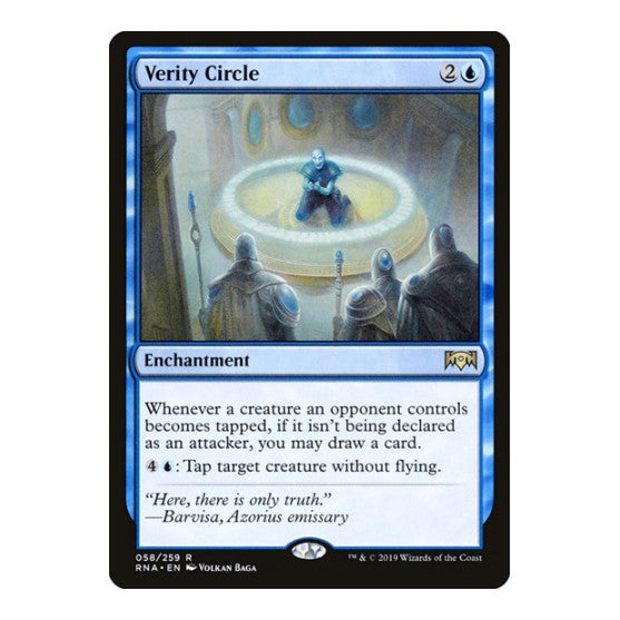 Verity Circle (RNA) #58 Rare (Lightly Played) Ravnica Allegiance Magic: The Gathering: 2019