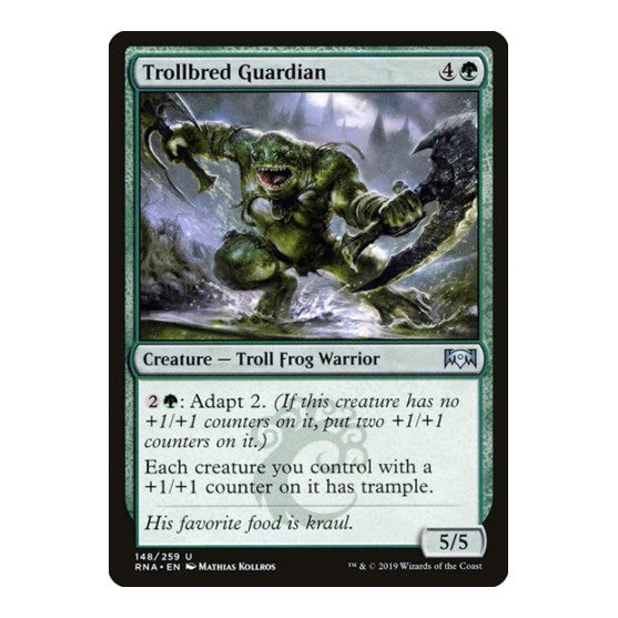 Trollbred Guardian (RNA) #148 Uncommon (Lightly Played) Ravnica Allegiance Magic: The Gathering: 2019
