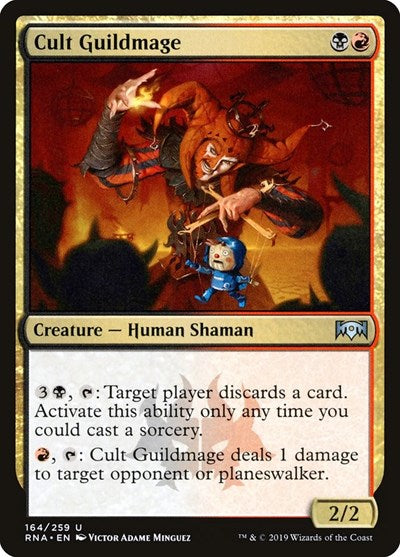 Cult Guildmage (RNA) #164 Uncommon (Lightly Played) Ravnica Allegiance Magic: The Gathering: 2019