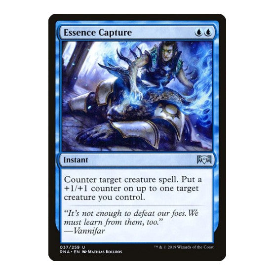 Essence Capture (RNA) #37 Uncommon (Lightly Played) Ravnica Allegiance Magic: The Gathering: 2019