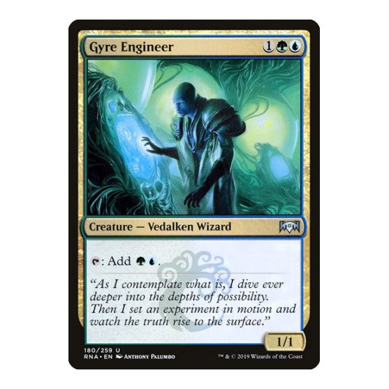 Gyre Engineer (RNA) #180 Uncommon (Lightly Played) Ravnica Allegiance Magic: The Gathering: 2019