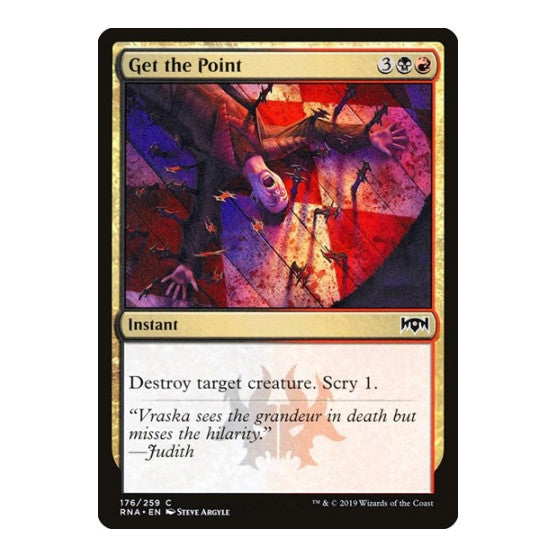 Get the Point (RNA) #176 Common (Lightly Played) Ravnica Allegiance Magic: The Gathering: 2019