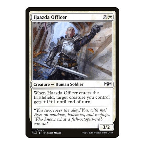 Haazda Officer (RNA) #10 Common Ravnica Allegiance Magic: The Gathering: 2019