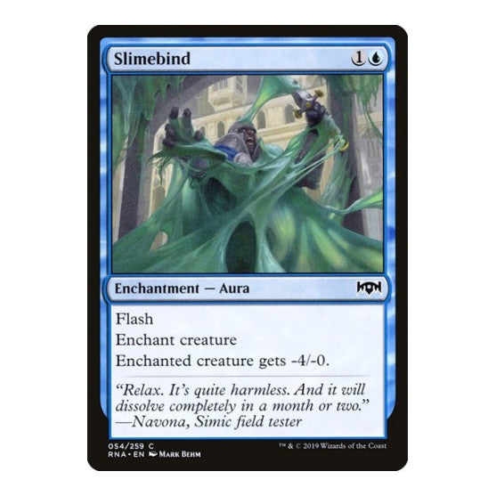 Slimebind (RNA) #54 Common (Lightly Played) Ravnica Allegiance Magic: The Gathering: 2019