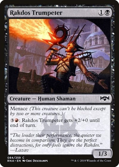 Rakdos Trumpeter (RNA) #84 Common (Lightly Played) Ravnica Allegiance Magic: The Gathering: 2019