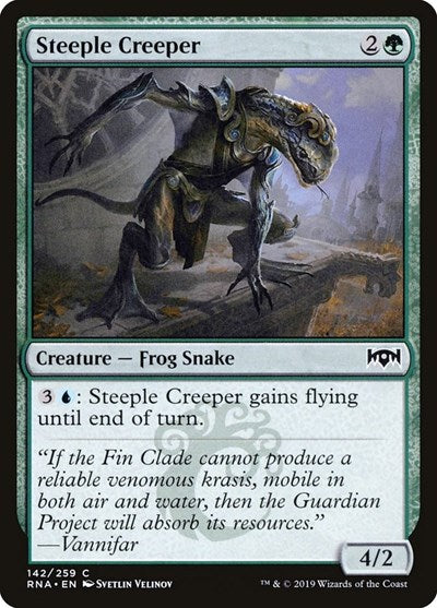 Steeple Creeper (RNA) #142 Common (Lightly Played) Ravnica Allegiance Magic: The Gathering: 2019