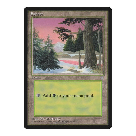 Forest (329) (ICE) #329 Land (Heavily Played) Ice Age Magic: The Gathering: 1995