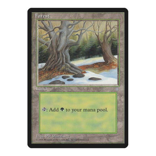 Forest (330) (ICE) #330 Land (Heavily Played) Ice Age Magic: The Gathering: 1995