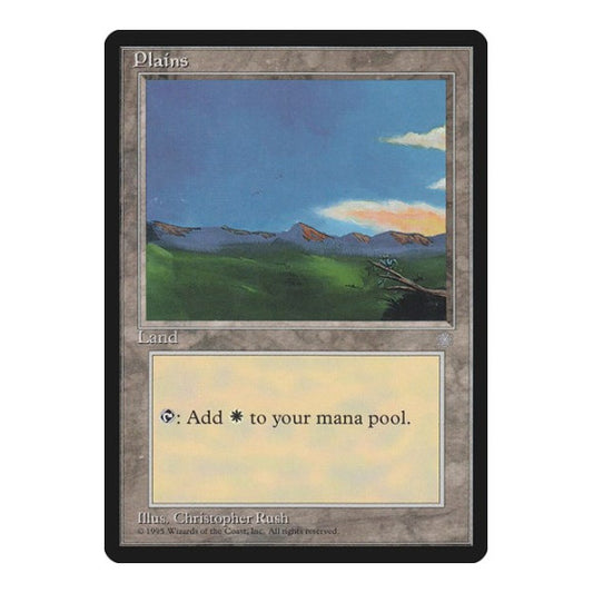 Plains (345) (ICE) #345 Land (Heavily Played) Ice Age Magic: The Gathering: 1995