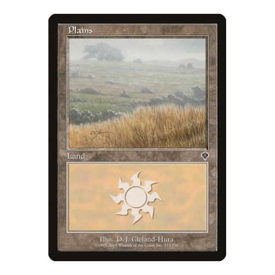 Plains 333 (INV) #333 Land Invasion Magic: The Gathering: 2000