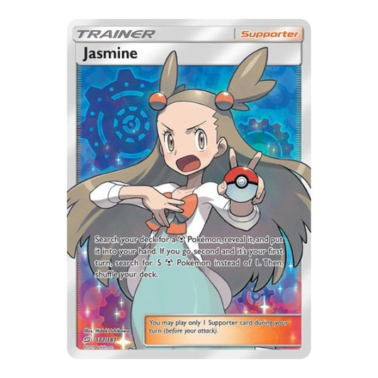 Jasmine (Full Art) (SM9) #177/181 Ultra Rare (Holofoil Lightly Played) SM - Team Up Pokemon: 2019