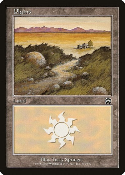Plains 331 (MMQ) #331 Land (Lightly Played) Mercadian Masques Magic: The Gathering: 1999