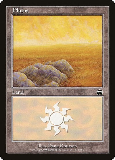 Plains 333 (MMQ) #333 Land (Lightly Played) Mercadian Masques Magic: The Gathering: 1999