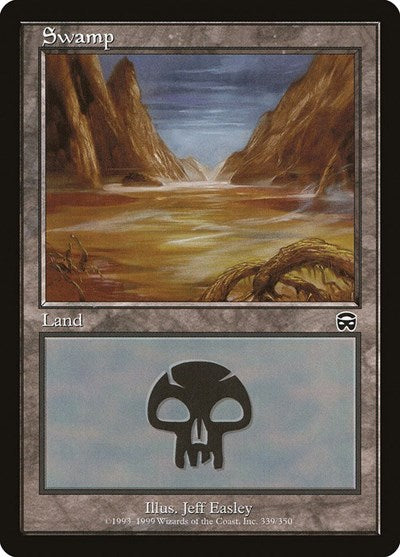 Swamp 339 (MMQ) #339 Land (Moderately Played) Mercadian Masques Magic: The Gathering: 1999