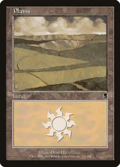 Plains 332 (ODY) #332 Land (Lightly Played) Odyssey Magic: The Gathering: 2001
