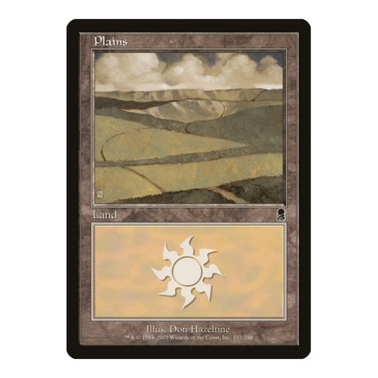 Plains (332) (ODY) #332 Land (Lightly Played) Odyssey Magic: The Gathering: 2001