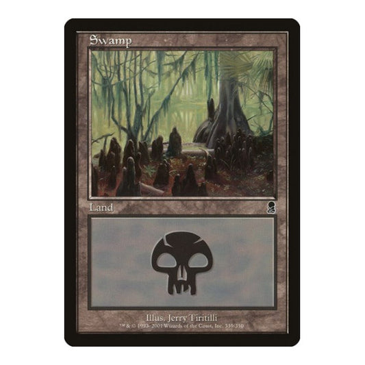 Swamp (339) (ODY) #339 Land (Heavily Played) Odyssey Magic: The Gathering: 2001