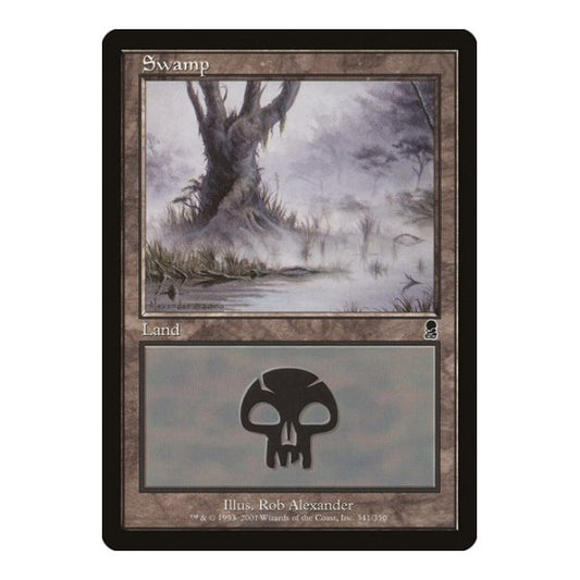 Swamp (341) (ODY) #341 Land Odyssey Magic: The Gathering: 2001