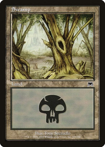 Swamp 339 (ONS) #339 Land (Moderately Played) Onslaught Magic: The Gathering: 2002