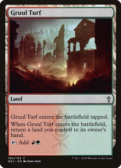 Gruul Turf (GK2) #104 Common (Lightly Played) Ravnica Allegiance: Guild Kits Magic: The Gathering: 2019